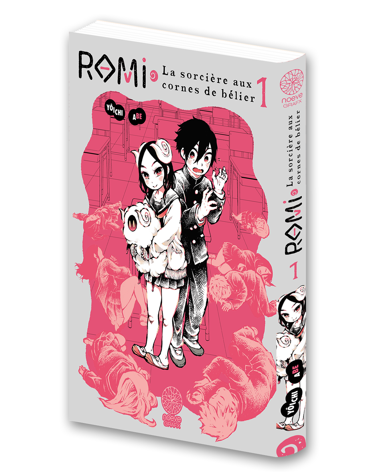 Visuel 3D du manga Romi, la sorcière aux cornes de bélier