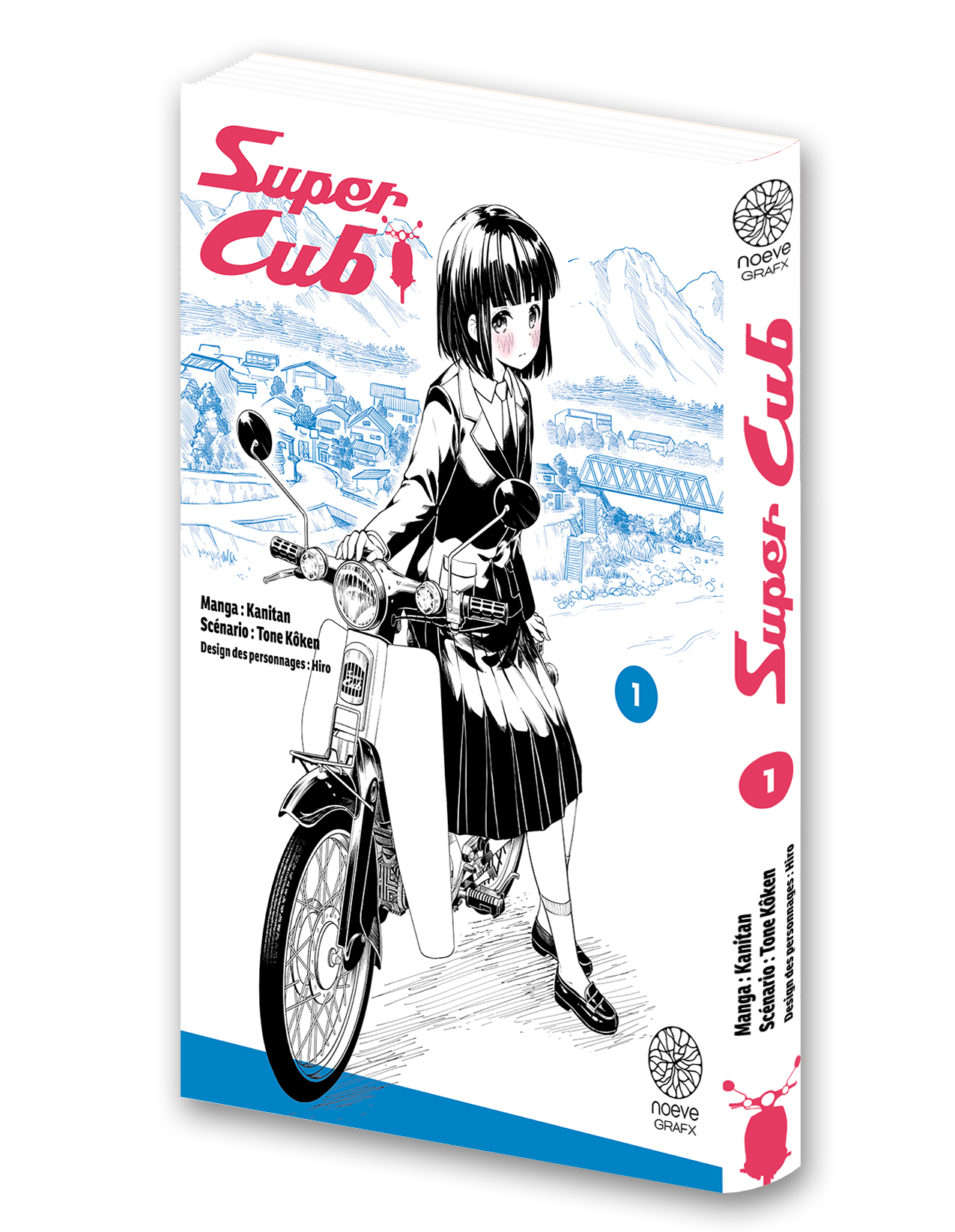 Visuel 3D du manga Super Cub